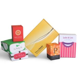 China Foldable Gift Printed Corrugated Boxes With Matte Lamination Finish on sale