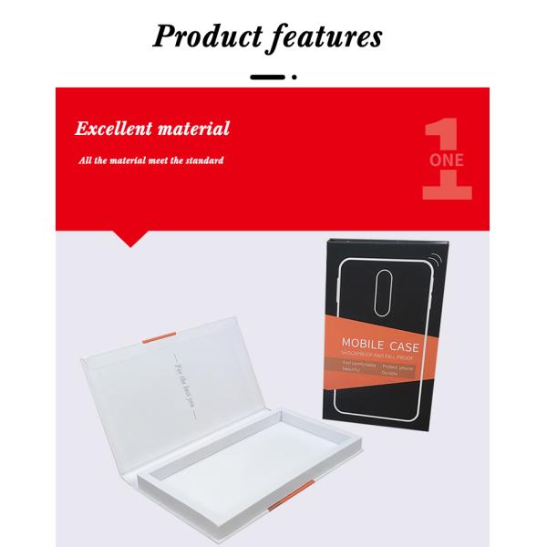 Recycled Paperboard Sublimation Phone Case Package Pack For Consumer Electronics