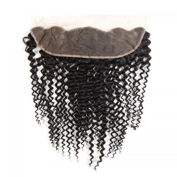 Buy Kinky Curly Brazilian Body Wave Lace Closure Unprocessed Human Hair at wholesale prices