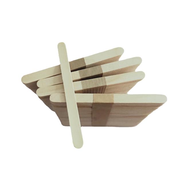 50PCS Disposable Popsicle Wooden Ice Cream Stick 55*5.5*2mm