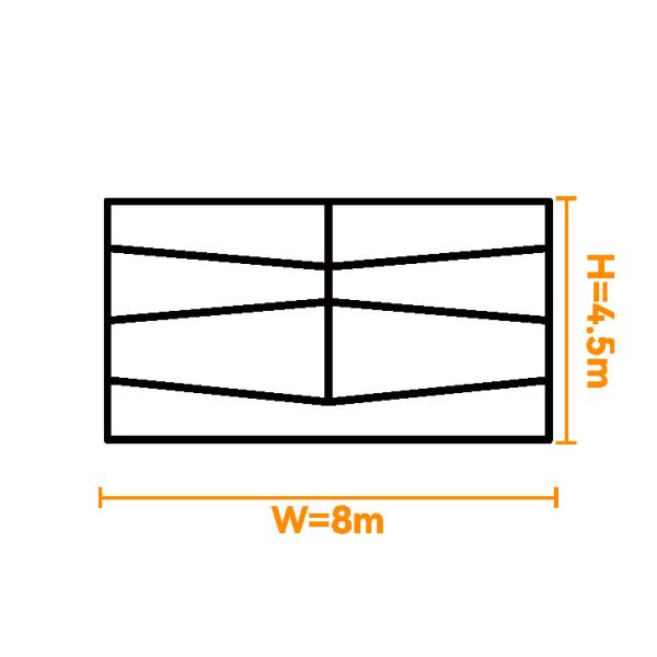 Children's Rainbow Climbing Net with Balls and Targets