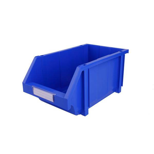 PP Wall Mounted Storage Bin Parts Rack Shelf Bins for Screw Nut Plastic Stackable Hanging Bin