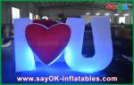 Proposal Led Inflatable Lighting Letter LOVE Party Decoration with 16 Different