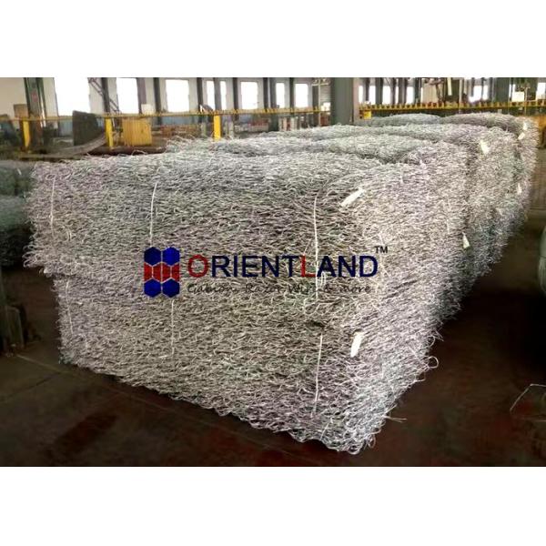 Coating Gabion Erosion Control Hexagonal Netting 60x80mm