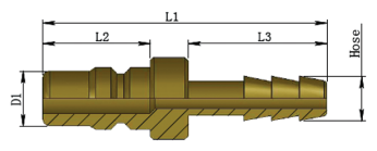 Japanese Style Mold Quick Shut Off Coupling Interchange Nitto Mold Cupla Series