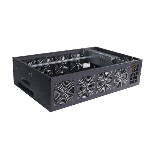 Buy BTC / ETH / ZEC 8 GPU Mining Case With 4 Powerful Cooling Fans at wholesale prices