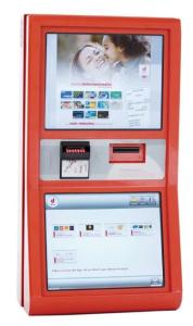 Wireless Connective Motion Sensor Wifi Multimedia Kiosk For Internet / Information Access