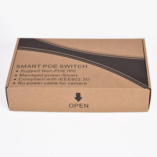 Low Consumption 2 Port 24 Port 1000m Poe Network Switch