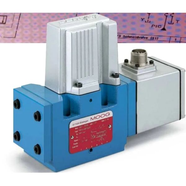 German Made Moog Servo Valve with 0-1800 rpm Speed Range and 5 Days Delivery for Control Pressure and Flow
