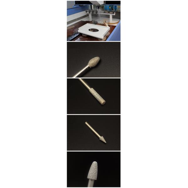 High Sharpness Diamond CNC Tooling , Good Coherence Diamond Router Bits Long Lifespan