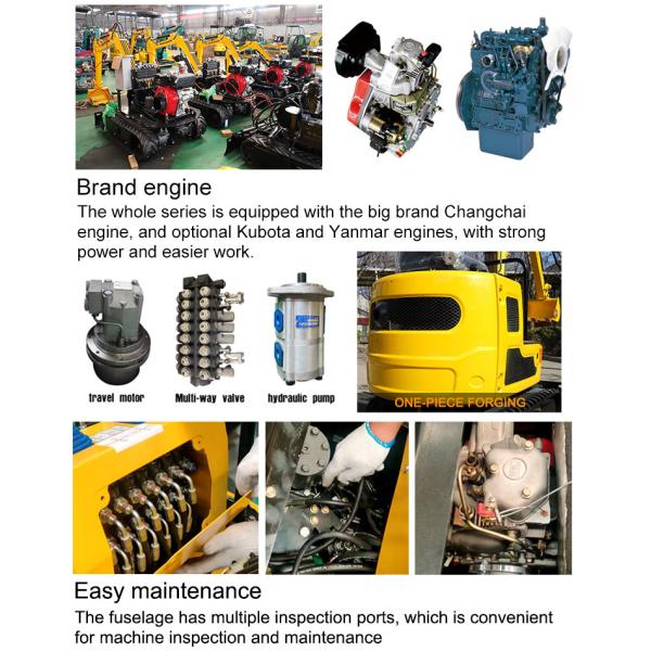 1.2ton Mini Hydraulic Excavator Mini Digger Auger In Auto Digging Machine