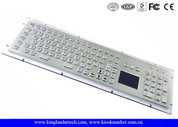 Buy Fn Key And Number Keypad Dust-Proof Industrial Keyboard With Touchpad Liquid-Proof In PS/2 Or USB Interface at wholesale prices