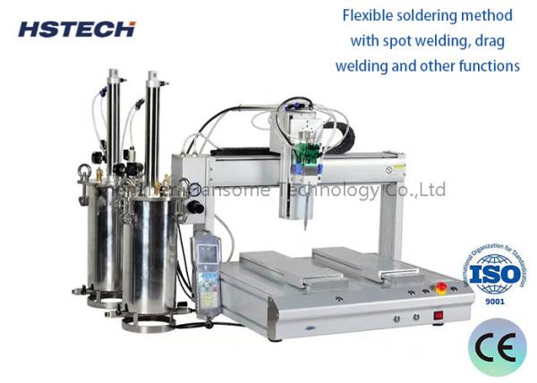 Buy High Accuracy ±0.1mm Positioning LED Bulb Automatic Glue Dispenser With Precise Stepping Motor Drive Mode at wholesale prices