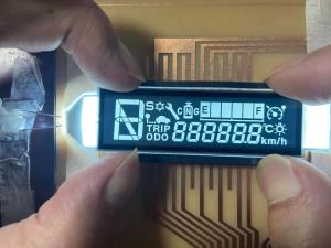 Quality 7 Segment LCM Display Monochrome Transimissive Lcd Module Transparent Character for sale