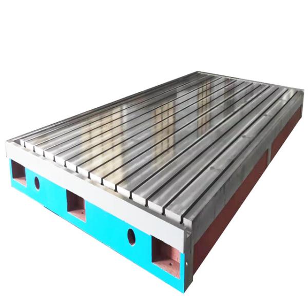 Buy T Slotted Table Cast Iron Layout Plate 5000 x 2700 mm With Big Loading Capacity at wholesale prices