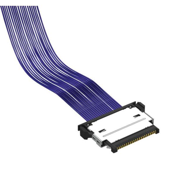 5.50mm CABLINE-CAL 40 Pin Lvds Ipex Micro Coaxial Cable 20728-040T-01 Horizontal