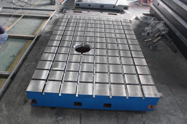Buy Tee Slotted Table Cast Iron Lapping Plate Smooth Hand Scrap Surface Finish at wholesale prices