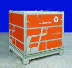 Recyclable Collapsible IBC Container Fluid And Bulk Materials Transporting