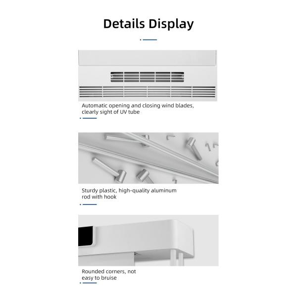 Intelligent Bathroom 500W UV Towel Dryer And Sanitizer Induction Heater