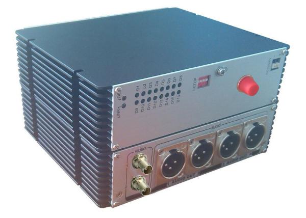 Buy broadcasting analog audio video optical transceiver（stand alone） at wholesale prices