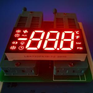 Quality 3 Digit 7 Segment Common Anode Super Bright Red LED Display for Refrigeration Control Panel for sale
