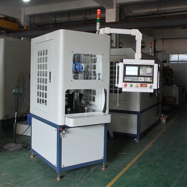 Buy High Efficiency 2 Station CNC Brushing Machine Specialized Planar And Lateral Processing Of Regular Shaped Round Lids at wholesale prices