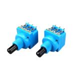 WH116AK Series Dimmer Dual Control Potentiometer B500K 5-pin With Rotary Switch
