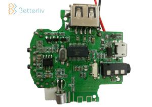 ODM Wireless Bluetooth Module PCB Black Solder Mask With SMT Service