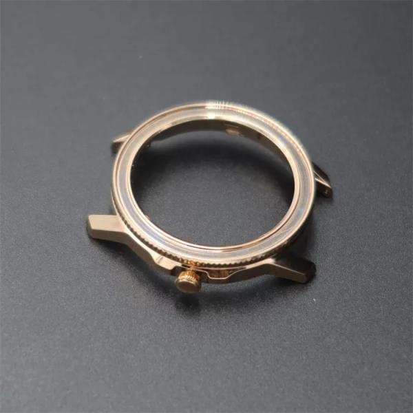 SS316 CNC Machining Watch Parts Odm Chrome Plating Watch Case