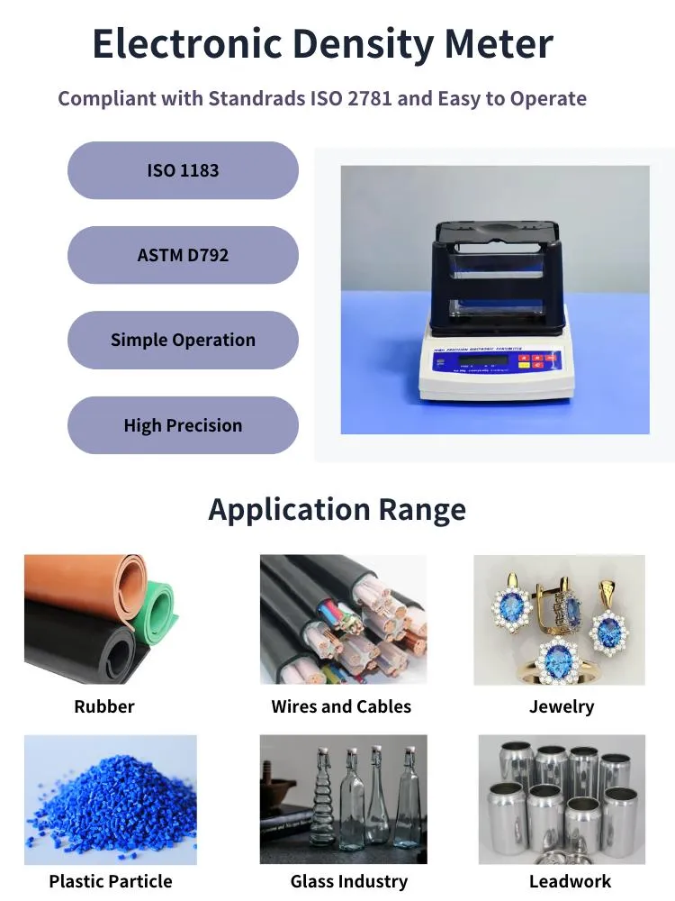 Industrial Solids Density Testing Machine Meter For New Material Research Lab