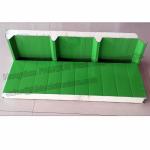 Durable Corrugated PU Roofing Panels Thermal Insulation Windproof