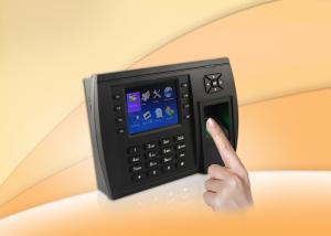 Quality 3.5&quot; TFT Fingerprint Time Attendance System Biometric Fingerprint Reader With TCP / IP for sale