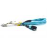 OM3 / OM4 MPO Patch Cord 12 Core 5M Simplex / Duplex 10G Fiber Optic Cable for sale