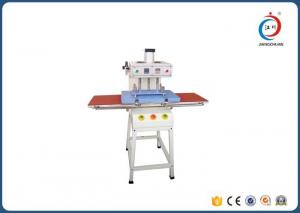 Quality Double Sided T Shirt Semi - Automatic Heat Transfer Machine Adjustable Pressure for sale