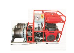 Quality 50KN Double Capstan Cable Pulling Machine 9KM/H for sale