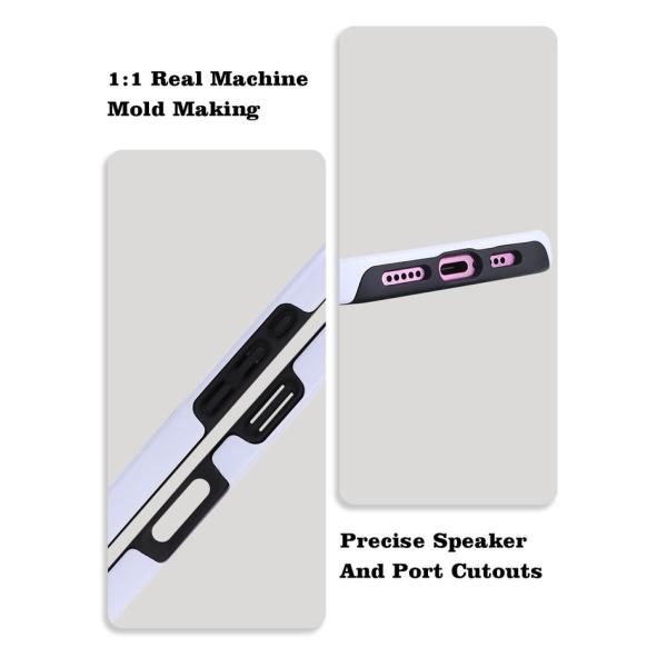 2 In 1 3D Film Blank Sublimation Phone Case PC Coating 2 Layers Cell Phone Cover