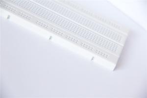 Quality Socket White Electronics Breadboard Power Line Spring Clip Finishing for sale