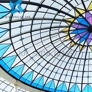 Quality Curved Church Stained Glass, Church Glass Roof Customization for sale