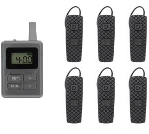 Quality E8 Ear - Hanging Wireless Horse Instruction System Tour Guide System With Transmitter And Receiver for sale