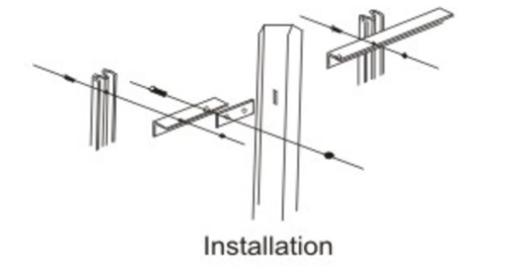 D Section Green Powder Coated Steel Palisade Wire Mesh Fence
