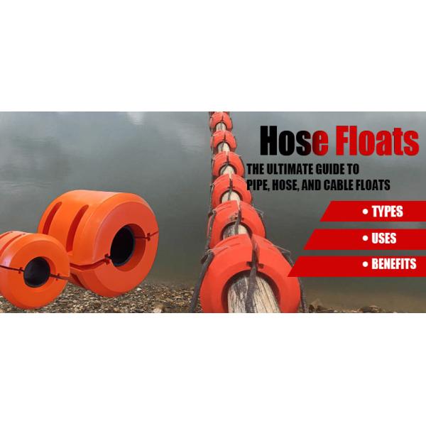 Multiple Sizes HDPE Hose Support Float High Visibility Color Low Maintenance Cost