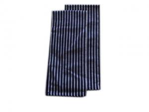 China Super Absorbent 100% Cotton Yarn Dyed Woven Tea Towel Kitchen Towel 2pk Tea Towel, Dark Blue on sale