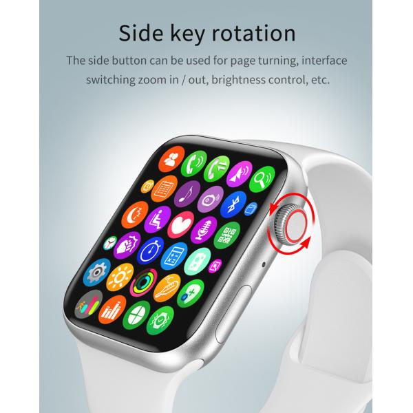 IWO K8 Blt Call Smartwatch 320*385 1.78 Inch IWO 12 Pro Max For IOS Android Phone Heart Rate Temperature Side Key Rotati