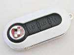 Car Key Shell for F-iat 3 Button Flip Remote Key Shell Customizable Color
