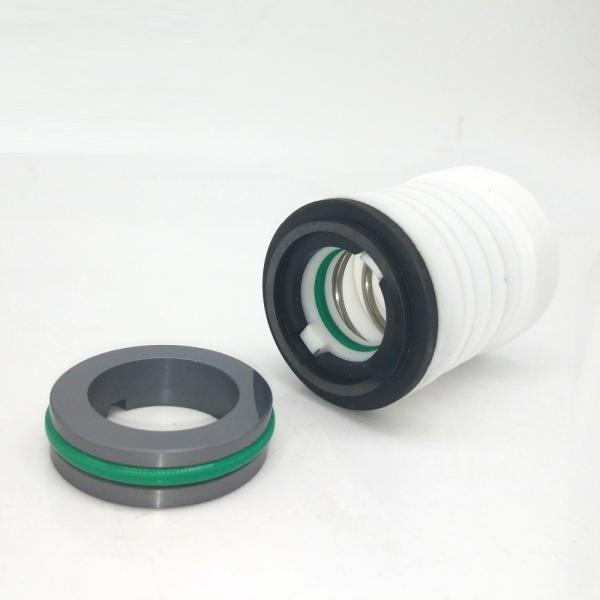 25mm PTFE Bellows Mechanical Seal With Perfluoroethylene Cover Double Sided Silicon Carbide Ceramics