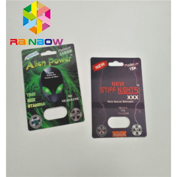 3d Lenticular Packaging Burro Brand Paper Card Box Single Double Hole Including Bottle