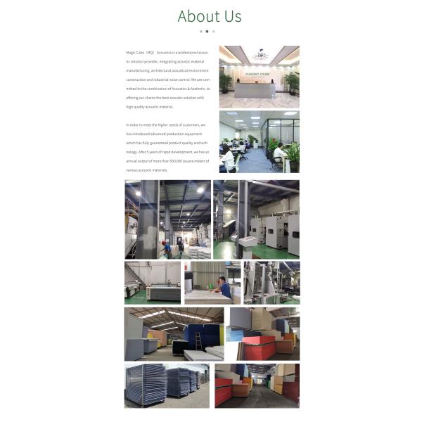 9mm Snow White Acoustic Fiber Board 100% Recyclable Polyester Fiber