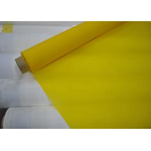 High Strengthscreen Printing Mesh 165T FDA Certification , Yellow Color