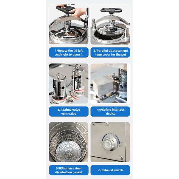 Mechanical Automatic Autoclave Steam Sterilizer