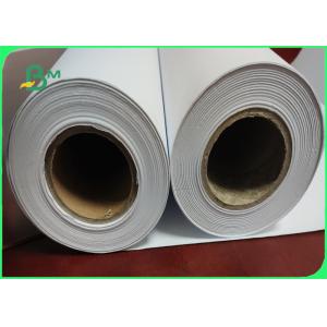China 60gsm 70gsm High Whiteness CAD Plotter Paper Roll For Garment Factory on sale